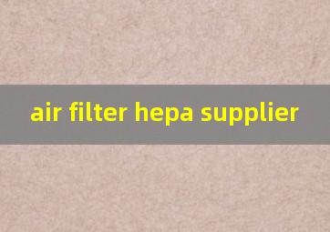 air filter hepa supplier